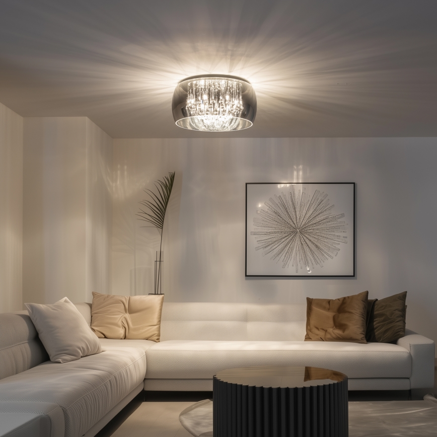 Brilagi - LED kristalna plafonska svetiljka JEWEL 6xG9/42W/230V prečnik 50 cm