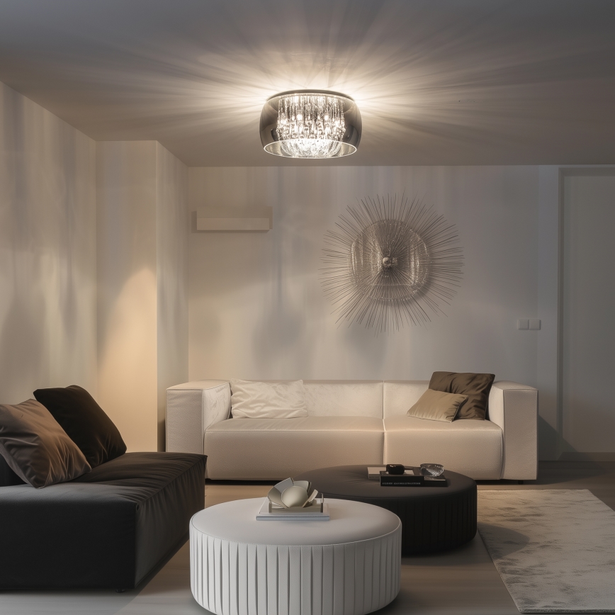 Brilagi - LED kristalna plafonska svetiljka JEWEL 6xG9/42W/230V prečnik 50 cm