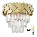 BRILAGI - LED kristalni plafonski luster MIRAGE 6xE14/40W/230V prečnik 48 cm
