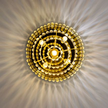Brilagi - LED kristalno plafonsko svetlo MOZART 5xE14/40W/230V, prečnik 40 cm, zlatno