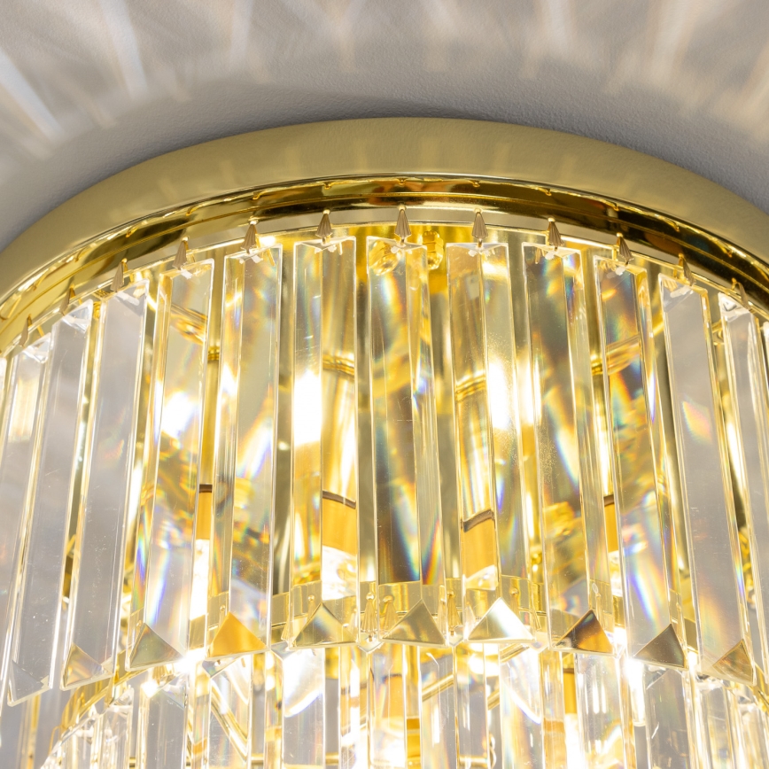 Brilagi - LED kristalno plafonsko svetlo MOZART 5xE14/40W/230V, prečnik 40 cm, zlatno