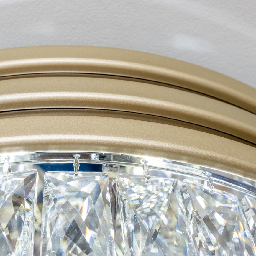 Brilagi - LED kristalno plafonsko svetlo VELURE 5xE14/40W/230V zlatno