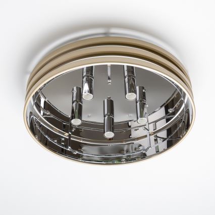 Brilagi - LED kristalno plafonsko svetlo VELURE 5xE14/40W/230V zlatno