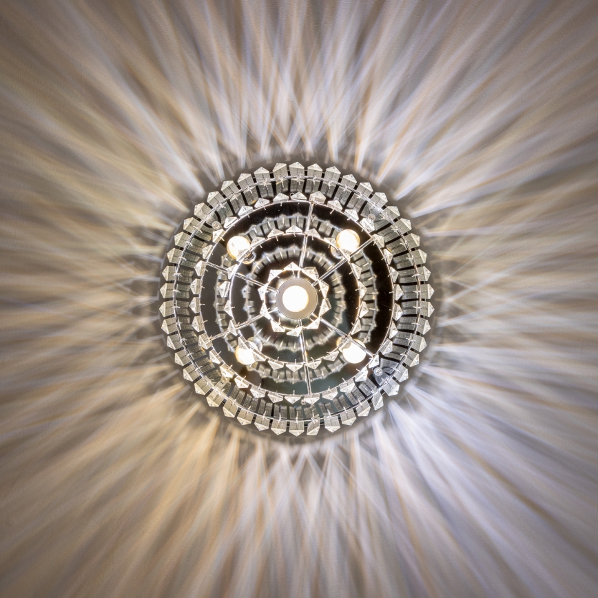 Brilagi - LED kristalni stropni luster MOZART 5xE14/40W/230V prečnika 40 cm sjajni hrom