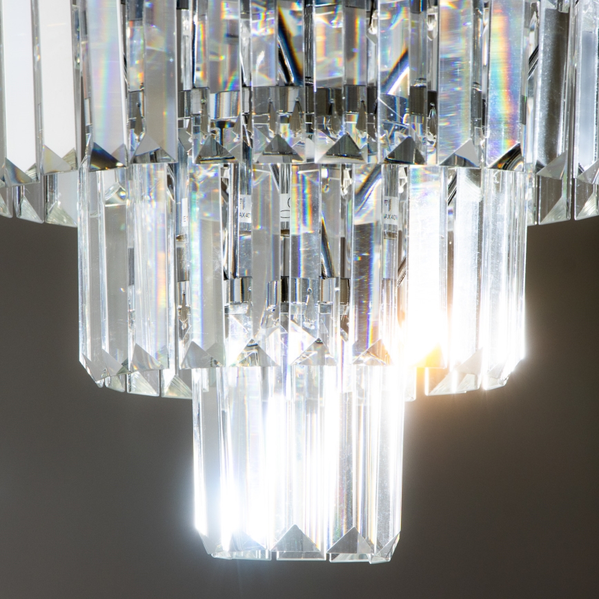 Brilagi - LED kristalni stropni luster MOZART 5xE14/40W/230V prečnika 40 cm sjajni hrom
