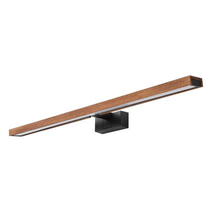BRILAGI - LED osvetljenje za kupatilsko ogledalo 3u1 WOODY MIRROR LED/15W/230V 80 cm IP44 crna/hrast trešnja