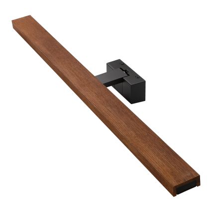BRILAGI - LED osvetljenje za kupatilsko ogledalo 3u1 WOODY MIRROR LED/15W/230V 80 cm IP44 crna/hrast trešnja