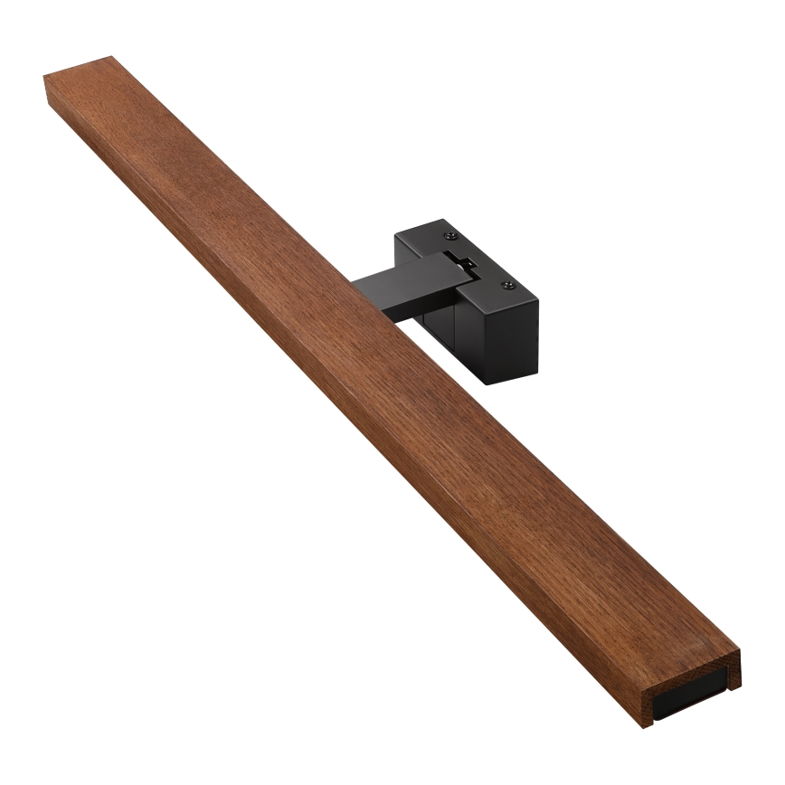 BRILAGI - LED osvetljenje za kupatilsko ogledalo 3u1 WOODY MIRROR LED/15W/230V 80 cm IP44 crna/hrast trešnja