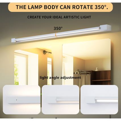 BRILAGI - LED osvetljenje za kupatilsko ogledalo AQUA LINE LED/36W/230V 120 cm IP44 bela CRI 90