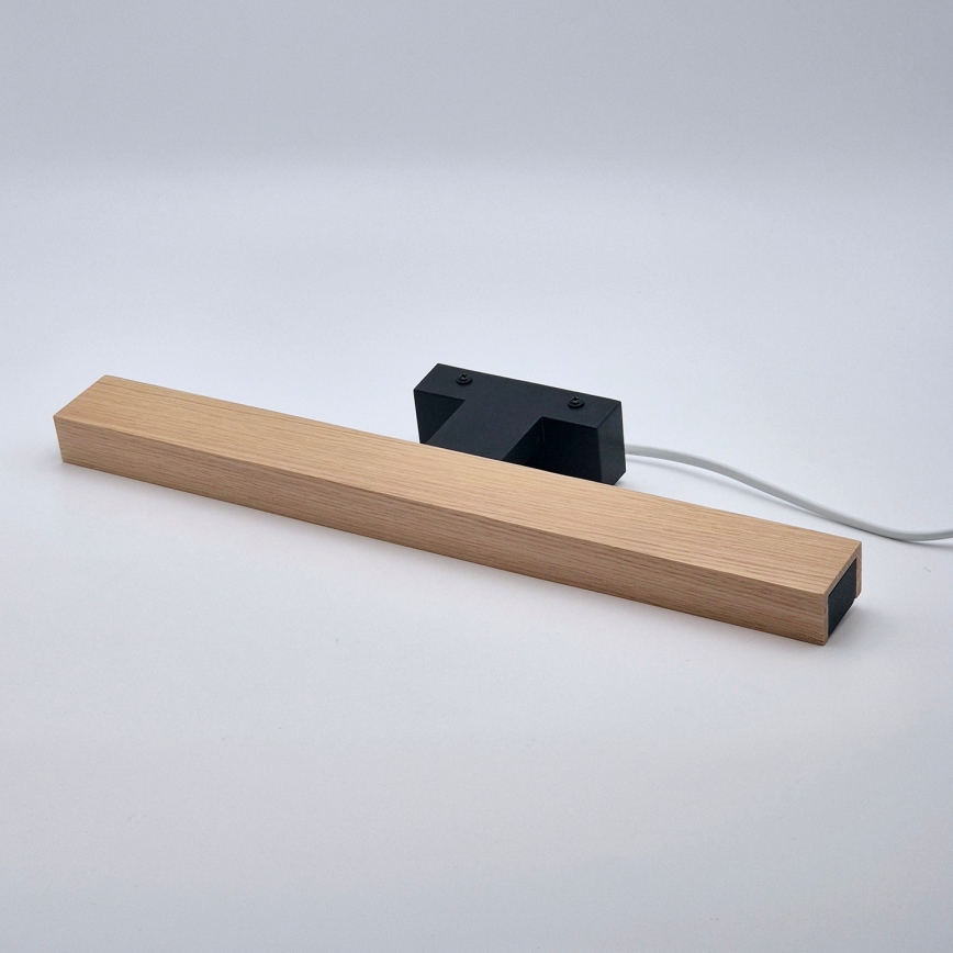 BRILAGI - LED rasveta za kupatilsko ogledalo WOODY MIRROR LED/8W/230V 40 cm IP44 hrast/crna