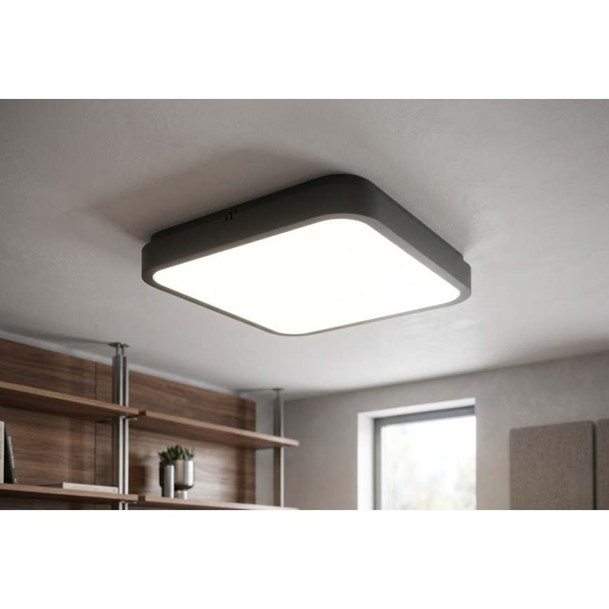 BRILAGI - LED plafonsko svetlo za kupatilo ZENNA LED/36W/230V 41x41 cm IP44 crno