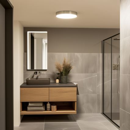 BRILAGI - LED stropno svetlo za kupatilo POOL LED/36W/230V 3000/4000/5500K prečnik 40 cm IP54 mat hrom
