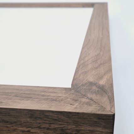 Brilagi - LED plafonsko svetlo za kupatilo WOODY FRAME LED/40W/230V 60x60 cm IP44 hrast orah