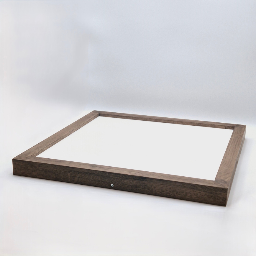 Brilagi - LED plafonsko svetlo za kupatilo WOODY FRAME LED/40W/230V 60x60 cm IP44 hrast orah