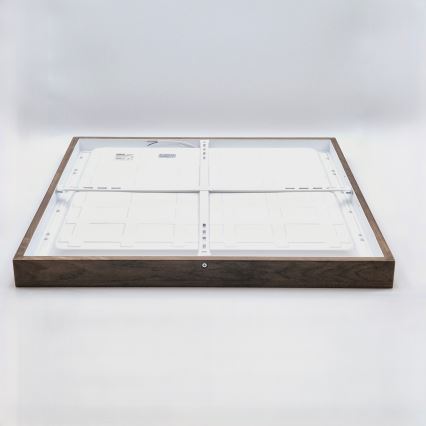 Brilagi - LED plafonsko svetlo za kupatilo WOODY FRAME LED/40W/230V 60x60 cm IP44 hrast orah