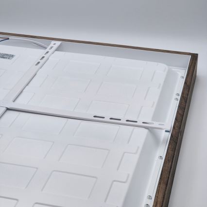 Brilagi - LED plafonsko svetlo za kupatilo WOODY FRAME LED/40W/230V 60x60 cm IP44 hrast orah