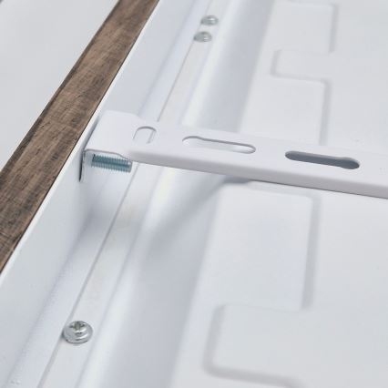 Brilagi - LED plafonsko svetlo za kupatilo WOODY FRAME LED/40W/230V 60x60 cm IP44 hrast orah