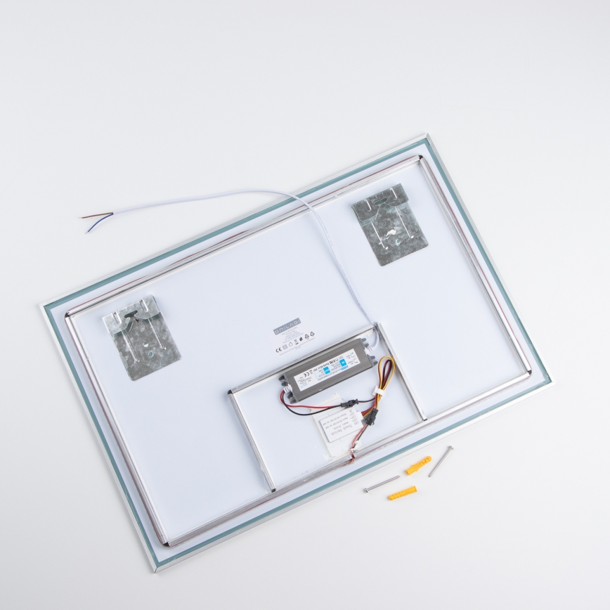 Brilagi - LED kupatilsko ogledalo DESIO LED/20W/230V 40x60 cm srebrno IP44 CRI 90 prigušiva + CCT