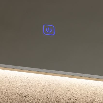 Brilagi - LED ogledalo za kupatilo DESIO LED/24W/230V 60x60 cm srebrno IP44 CRI 90 prigušiva + CCT