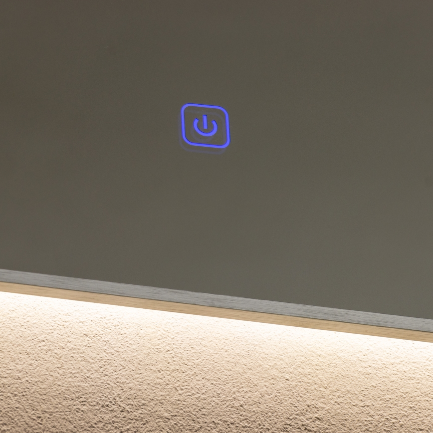 Brilagi - LED ogledalo za kupatilo DESIO LED/24W/230V 60x60 cm srebrno IP44 CRI 90 prigušiva + CCT