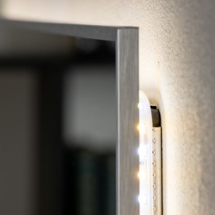 Brilagi - LED ogledalo za kupatilo DESIO LED/24W/230V 60x60 cm srebrno IP44 CRI 90 prigušiva + CCT