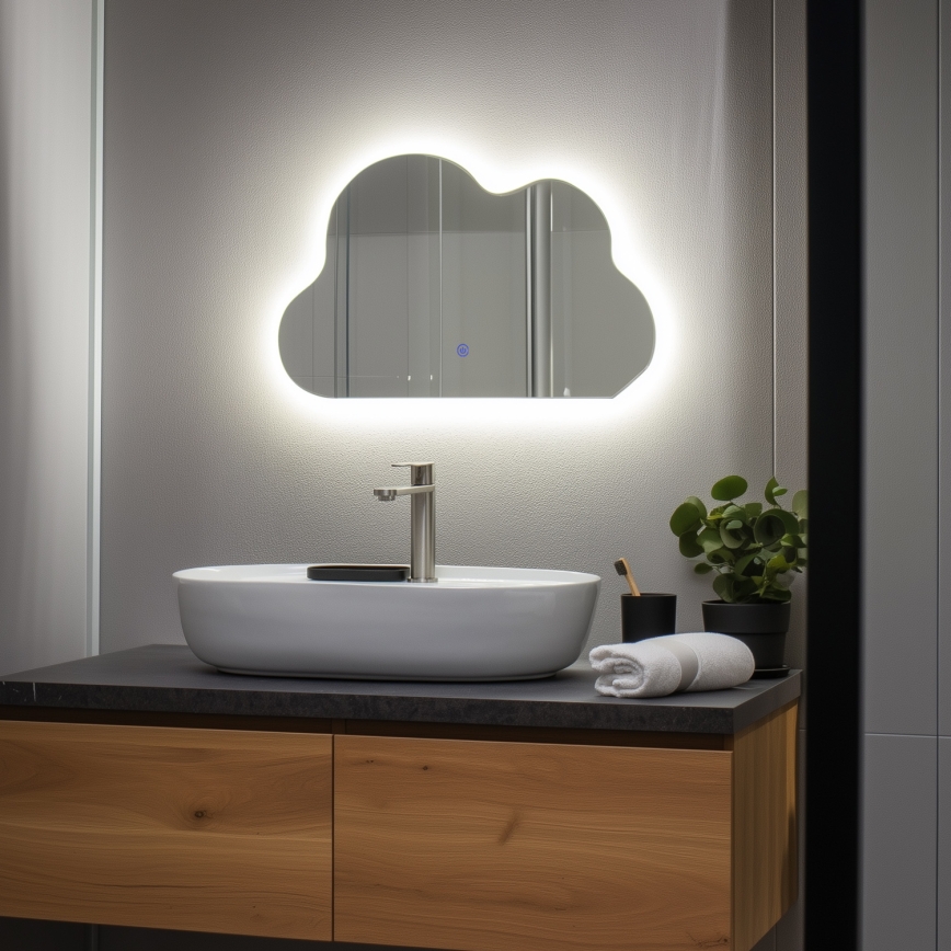 BRILAGI - LED ogledalo za kupatilo NUVOLA LED/19W/230V 37x60 cm IP44 CRI 90 prigušiva + CCT