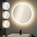 BRILAGI - LED kupatilsko ogledalo sa grejanjem AVA ECO LED/11,5W/230V prečnik 60 cm IP44 CRI 90 prigušiva + CCT