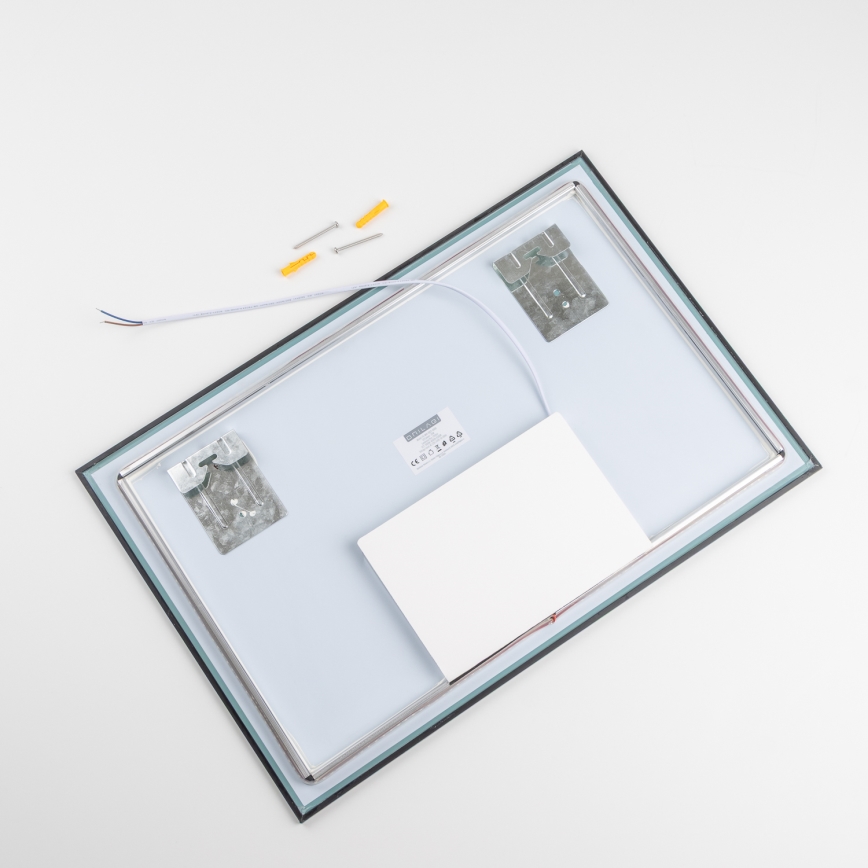 Brilagi - LED ogledalo za kupatilo SUELLO LED/20W/230V 40x60 cm crna IP44 CRI 90 prigušiva + CCT