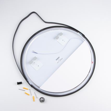 Brilagi - LED ogledalo za kupatilo VERESE LED/19W/230V, prečnik 60 cm, crno, IP44, CRI 90, prigušiva + CCT