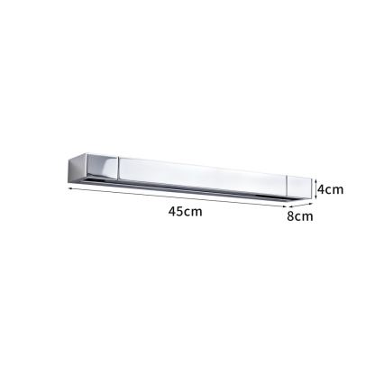 BRILAGI - LED kupatilsko osvetljenje za ogledalo AQUA LINE LED/12W/230V 45 cm IP44 sjajni hrom CRI 90