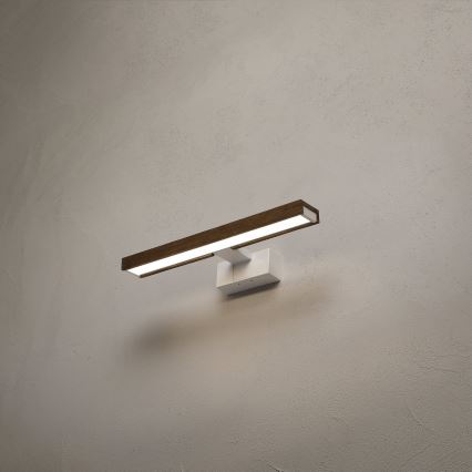 BRILAGI - LED osvetljenje za kupatilsko ogledalo 3 u 1 WOODY MIRROR LED/8W/230V 40 cm IP44 bela/hrast