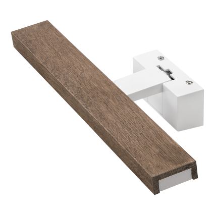 BRILAGI - LED osvetljenje za kupatilsko ogledalo 3 u 1 WOODY MIRROR LED/8W/230V 40 cm IP44 bela/hrast