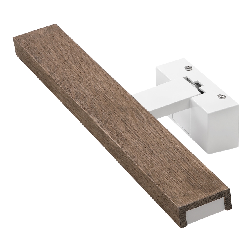 BRILAGI - LED osvetljenje za kupatilsko ogledalo 3 u 1 WOODY MIRROR LED/8W/230V 40 cm IP44 bela/hrast