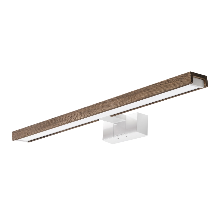 BRILAGI - LED kupatilsko osvetljenje za ogledalo 3u1 WOODY MIRROR 3v1 LED/12W/230V 60 cm IP44 bela/hrast orah
