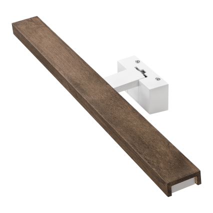 BRILAGI - LED kupatilsko osvetljenje za ogledalo 3u1 WOODY MIRROR 3v1 LED/12W/230V 60 cm IP44 bela/hrast orah
