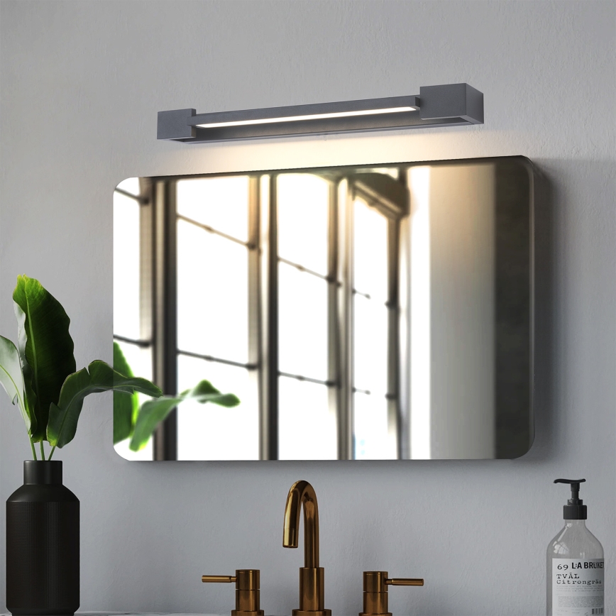 Brilagi - LED osvetljenje za kupatilsko ogledalo AQUA LINE LED/12W/230V 45 cm IP44 antracit CRI 90