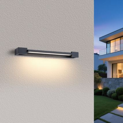 Brilagi - LED osvetljenje za kupatilsko ogledalo AQUA LINE LED/12W/230V 45 cm IP44 antracit CRI 90