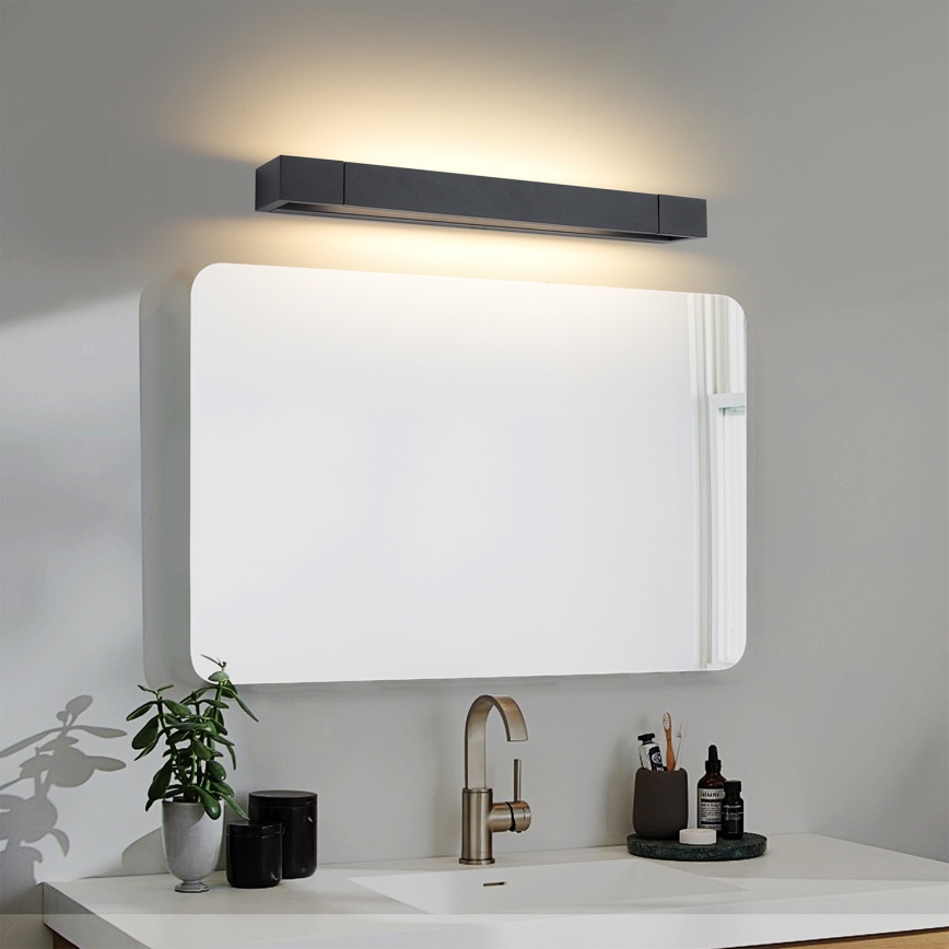 Brilagi - LED osvetljenje za kupatilsko ogledalo AQUA LINE LED/12W/230V 45 cm IP44 crna CRI 90