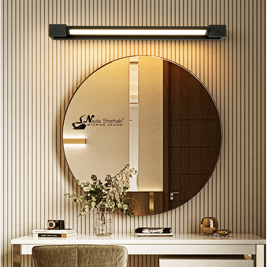 Brilagi - LED osvetljenje za kupatilsko ogledalo AQUA LINE LED/18W/230V 60 cm IP44 crna CRI 90