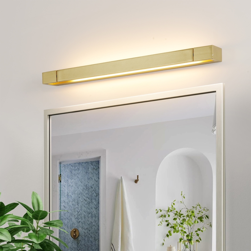 Brilagi - LED osvetljenje za kupatilsko ogledalo AQUA LINE LED/18W/230V 60 cm IP44 zlatna CRI 90