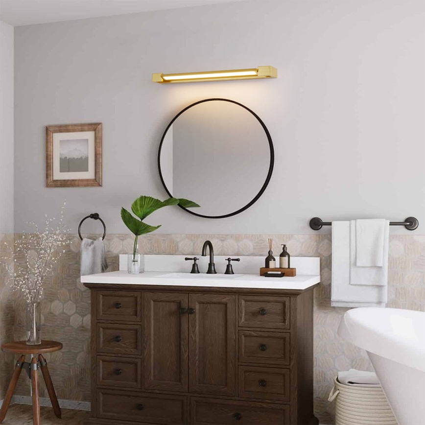 Brilagi - LED osvetljenje za kupatilsko ogledalo AQUA LINE LED/18W/230V 60 cm IP44 zlatna CRI 90