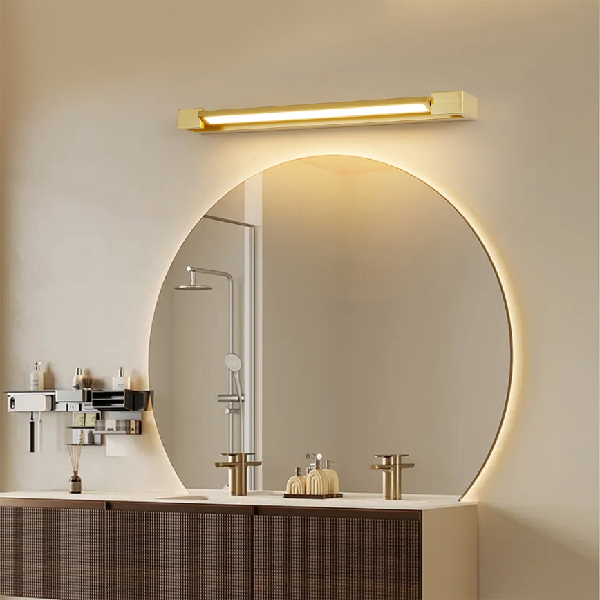 Brilagi - LED osvetljenje za kupatilsko ogledalo AQUA LINE LED/18W/230V 60 cm IP44 zlatna CRI 90
