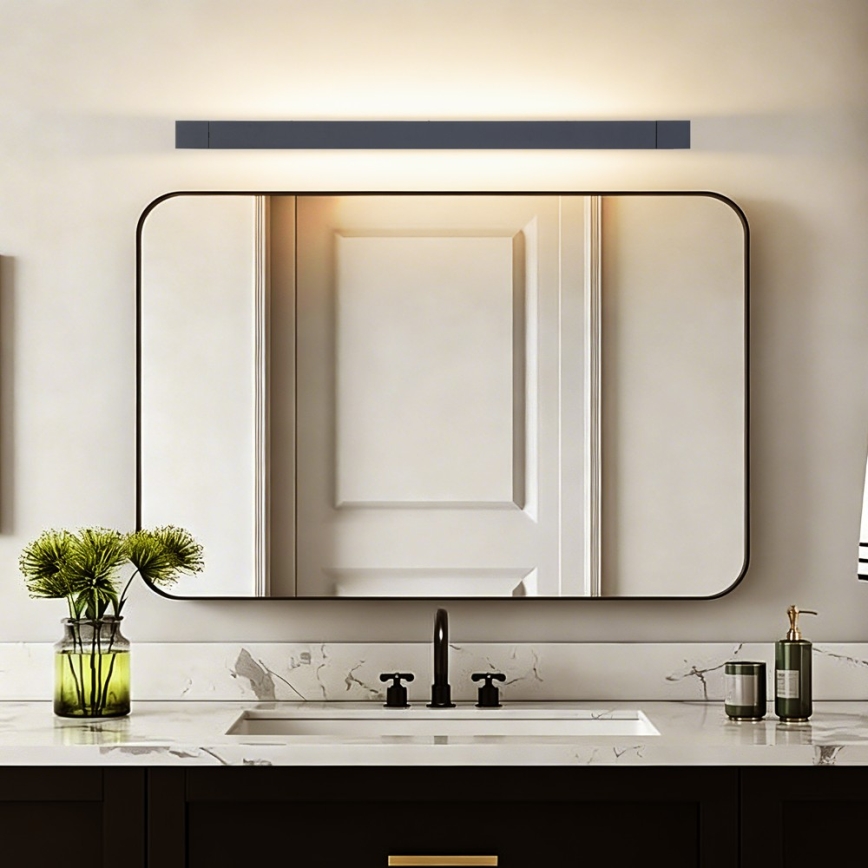 BRILAGI - LED osvetljenje za kupatilsko ogledalo AQUA LINE LED/20W/230V 80 cm IP44 crna CRI 90