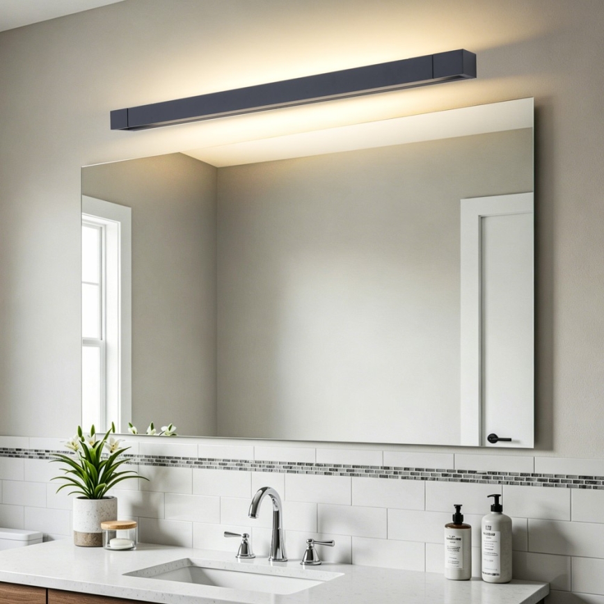 BRILAGI - LED osvetljenje za kupatilsko ogledalo AQUA LINE LED/20W/230V 80 cm IP44 crna CRI 90