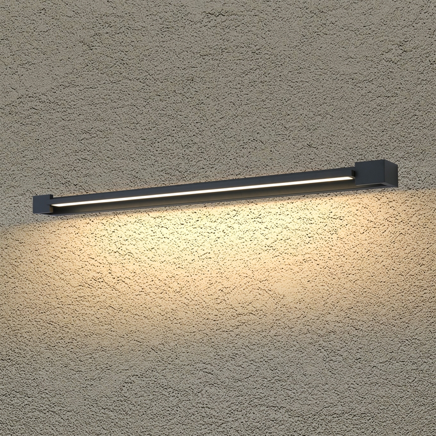 Brilagi - LED kupatilsko osvetljenje za ogledalo AQUA LINE LED/24W/230V 90 cm IP44 crna CRI 90