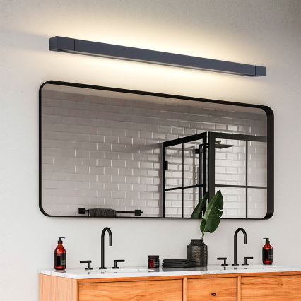 Brilagi - LED kupatilsko osvetljenje za ogledalo AQUA LINE LED/24W/230V 90 cm IP44 crna CRI 90
