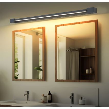 Brilagi - LED osvetljenje za kupatilsko ogledalo AQUA LINE LED/36W/230V 120 cm IP44 antracit CRI 90
