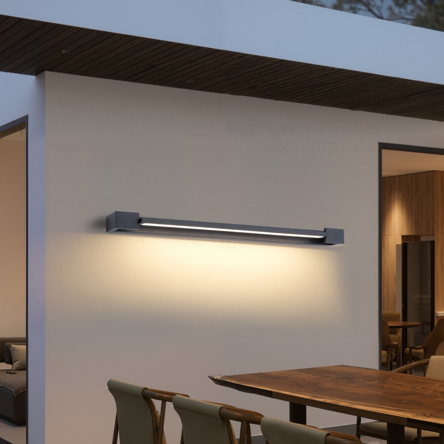 Brilagi - LED osvetljenje za kupatilsko ogledalo AQUA LINE LED/36W/230V 120 cm IP44 antracit CRI 90