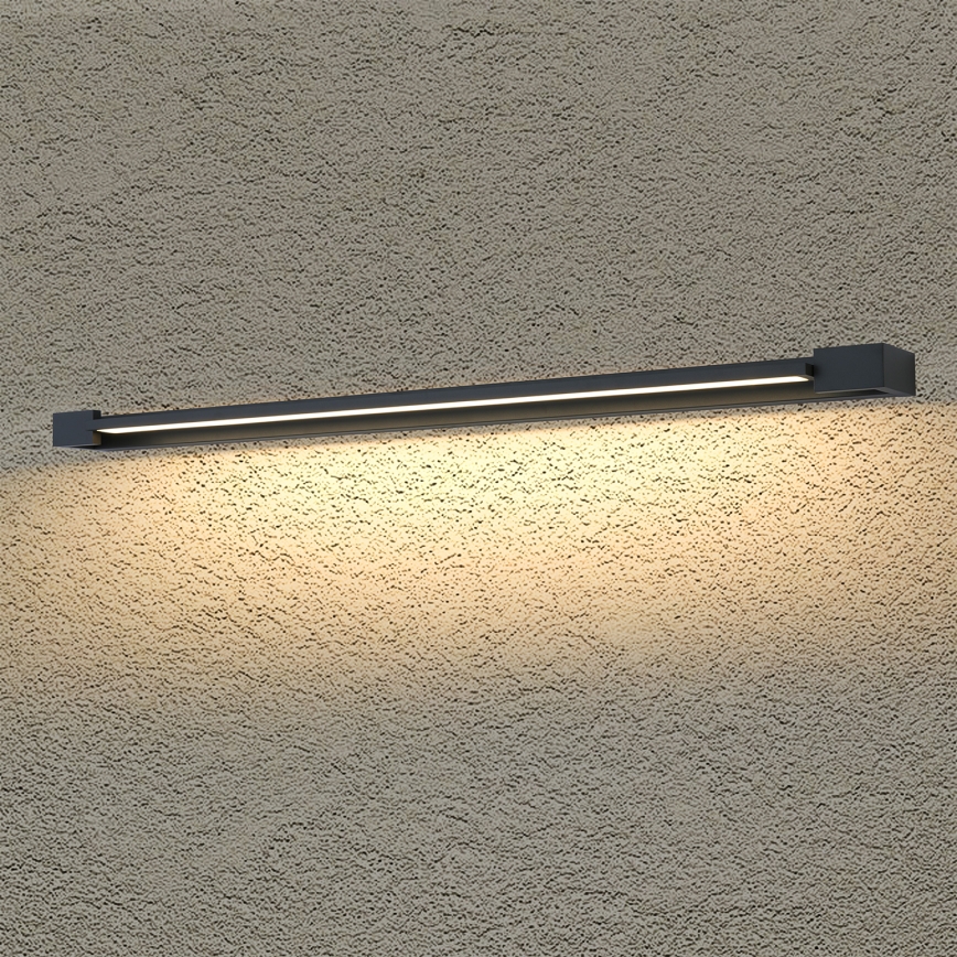 Brilagi - LED osvetljenje za kupatilsko ogledalo AQUA LINE LED/36W/230V 120 cm IP44 crna CRI 90