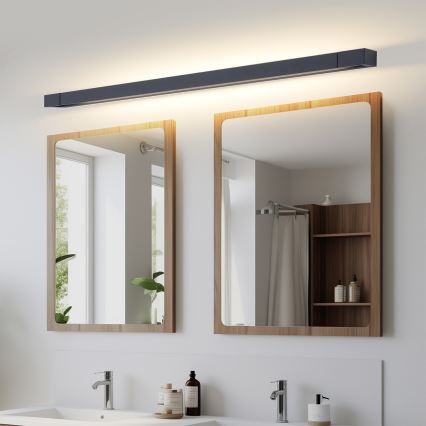 Brilagi - LED osvetljenje za kupatilsko ogledalo AQUA LINE LED/36W/230V 120 cm IP44 crna CRI 90